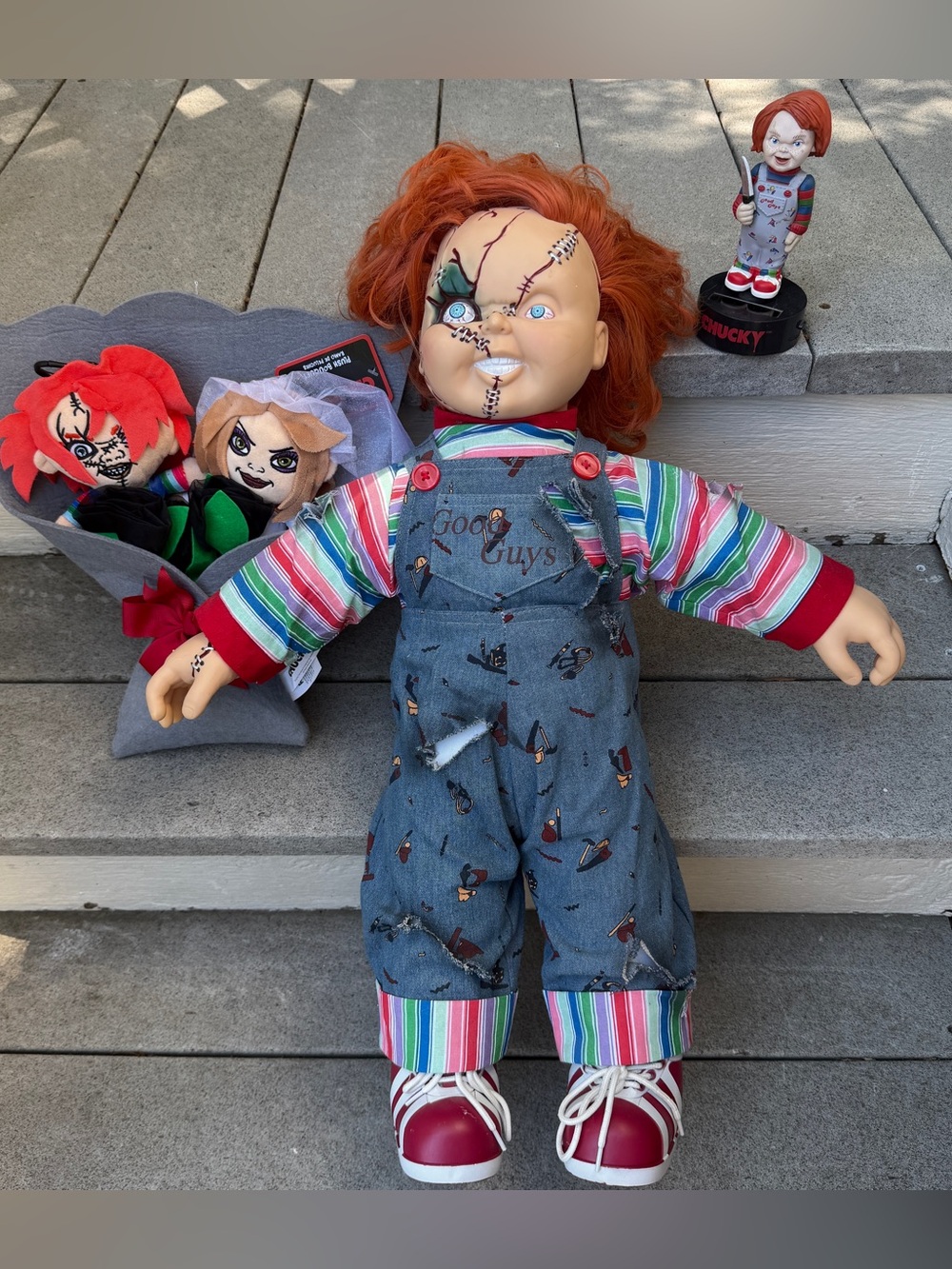 Bride of Chucky Doll Life Size 24”Child's Play Good Guy Horror Halloween Bouquet